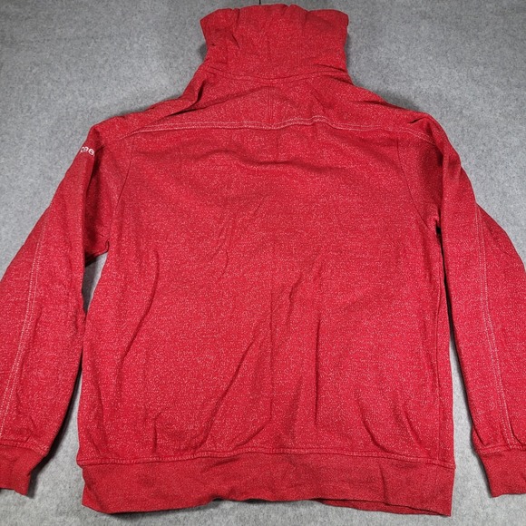 Kansas City Chiefs Reebok OnField Full Zip Hoodie Mens Medium Red Embroidered - Picture 6 of 9